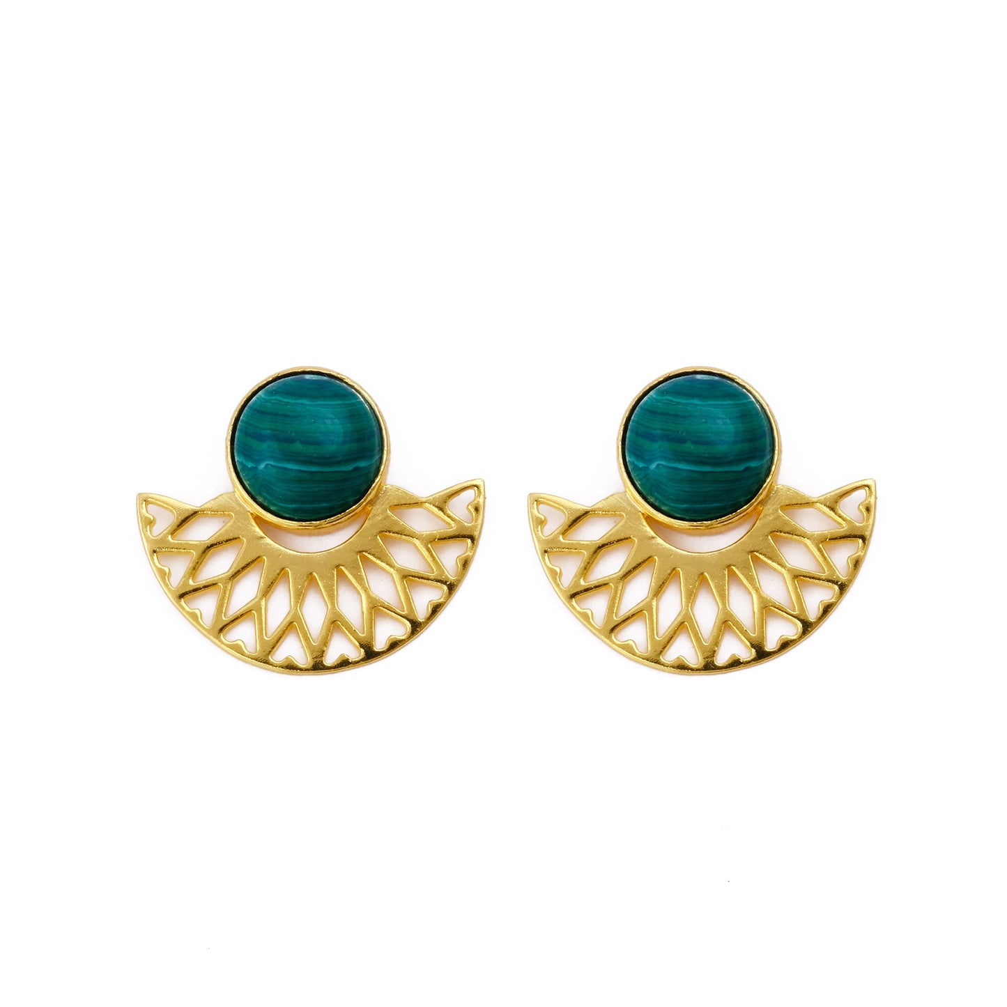 Malachite Stone Earrings