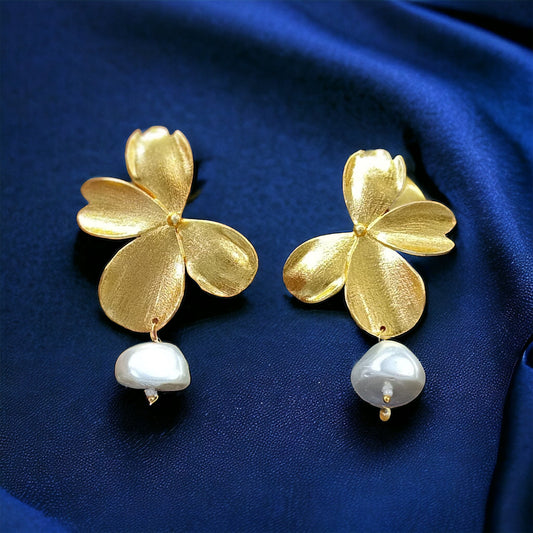 Flower Drop Earrings