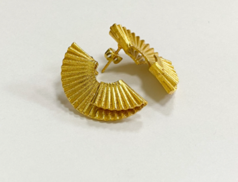 Brass Wing Earrings